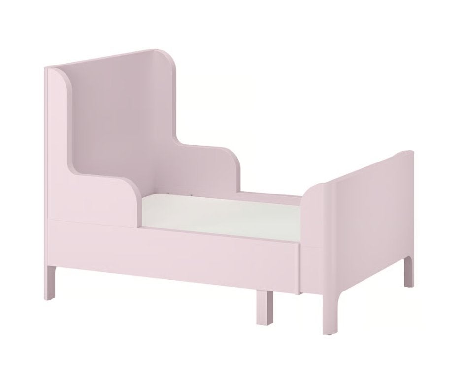 Ikea meegroeiend bed - roze meisjesbed met matras nieuw, 85 tot 100 cm, Nieuw, Minder dan 140 cm, Ophalen