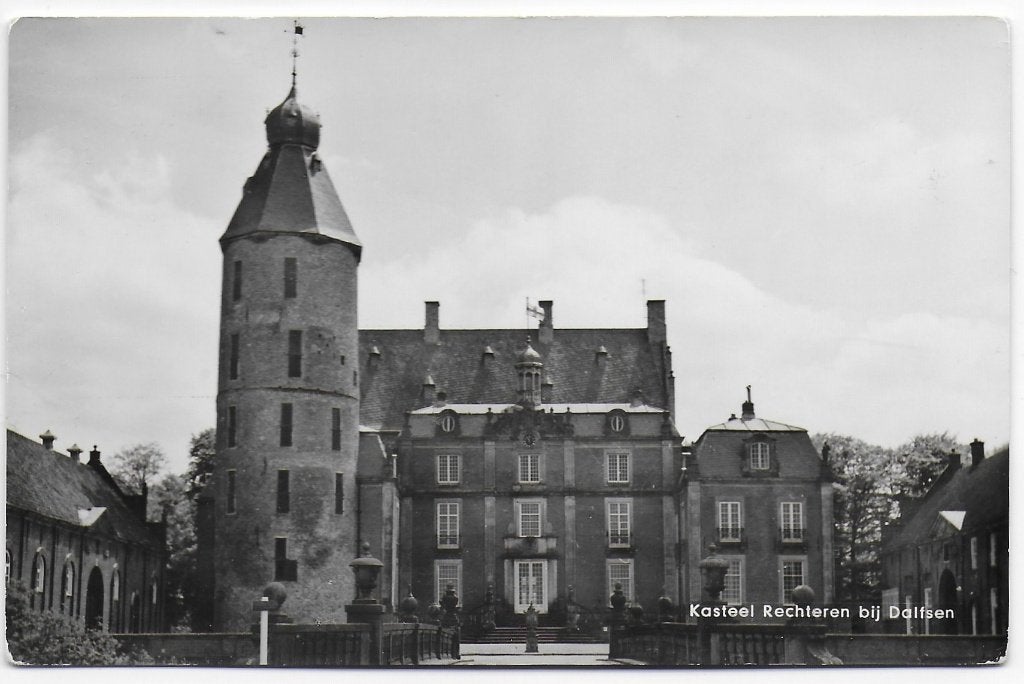 Dalfsen Kasteel Rechteren Oude Ansichtkaart (B5054 ), Ophalen of Verzenden, 1980 tot heden, Gelopen, Gelderland