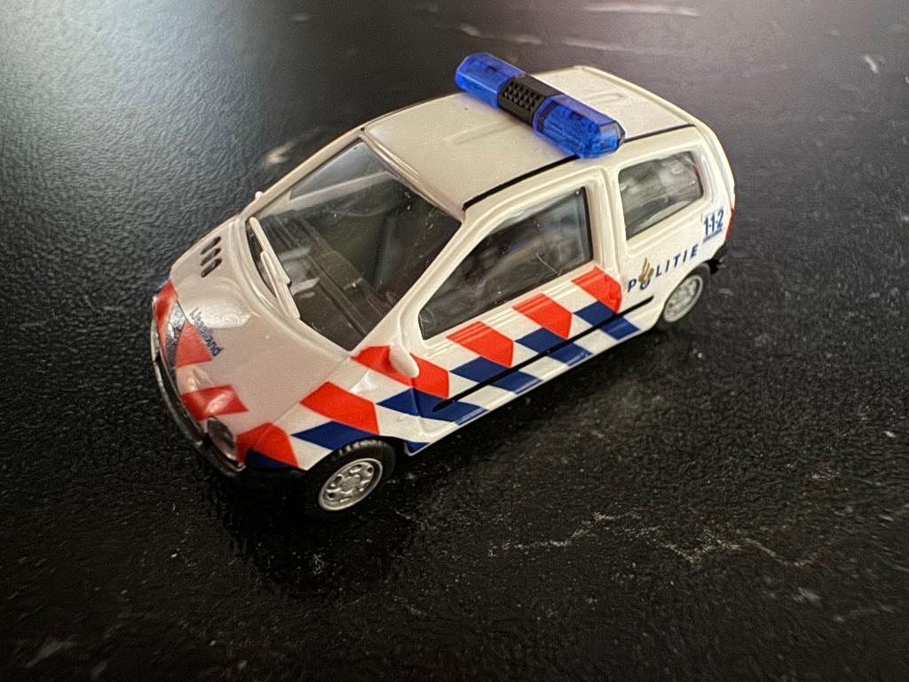 Sec-0103: Renault Twingo politieauto [2], Ophalen of Verzenden, Gebruikt, Auto, Herpa