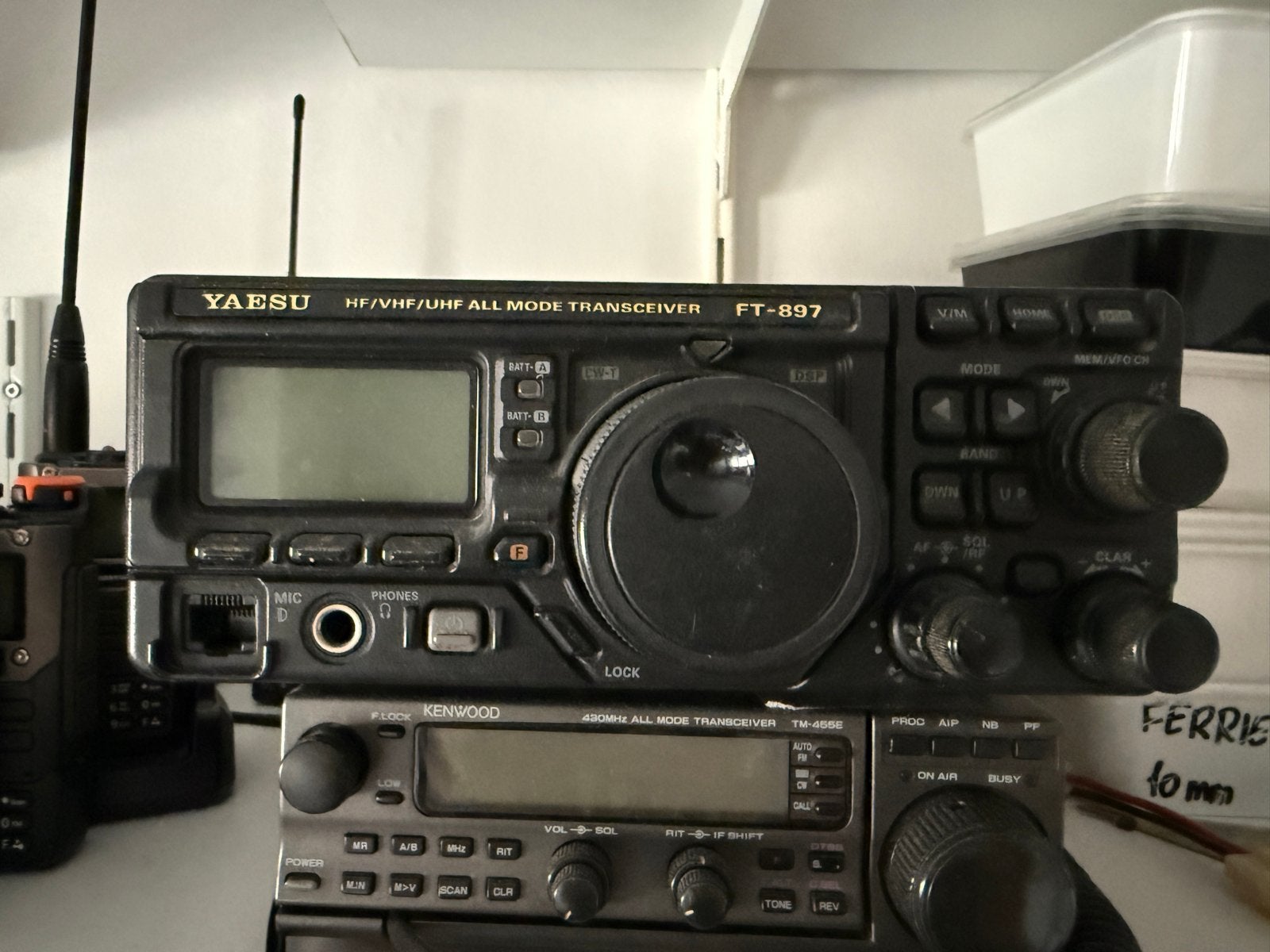 Yaesu FT 897 transceiver, Ophalen, Gebruikt, Zender en Ontvanger