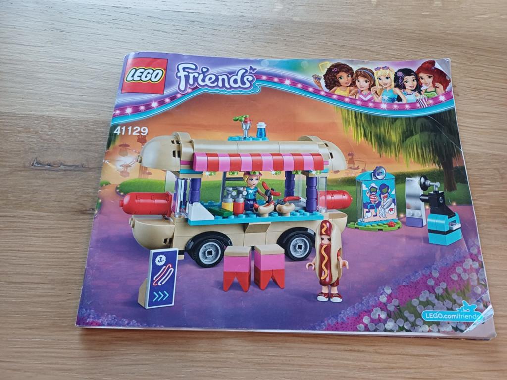 Lego Friends 41129 Hotdogkraam compleet met instructies, Lego, Friends, Ophalen of Verzenden, Zo goed als nieuw