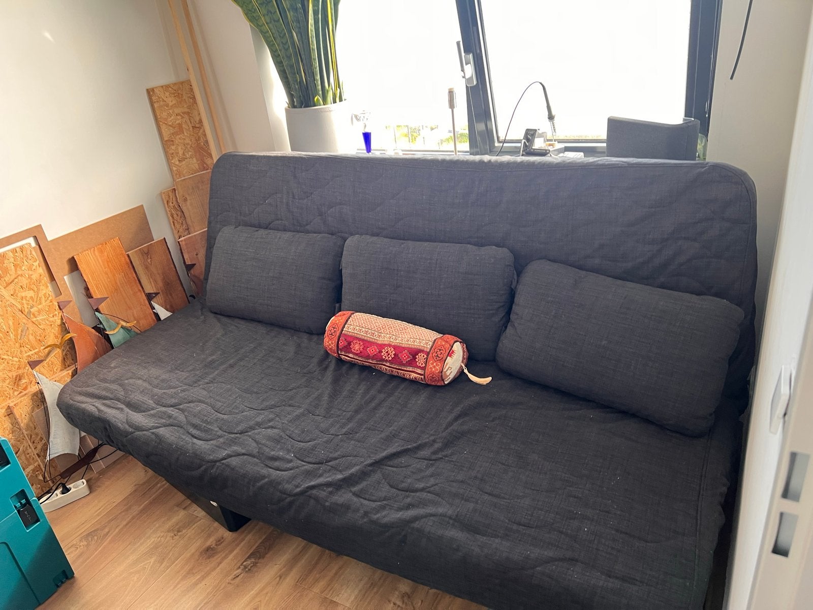 IKEA Slaapbank - Goede staat GRATIS, Ophalen, Tweepersoons, 140 cm, 200 cm