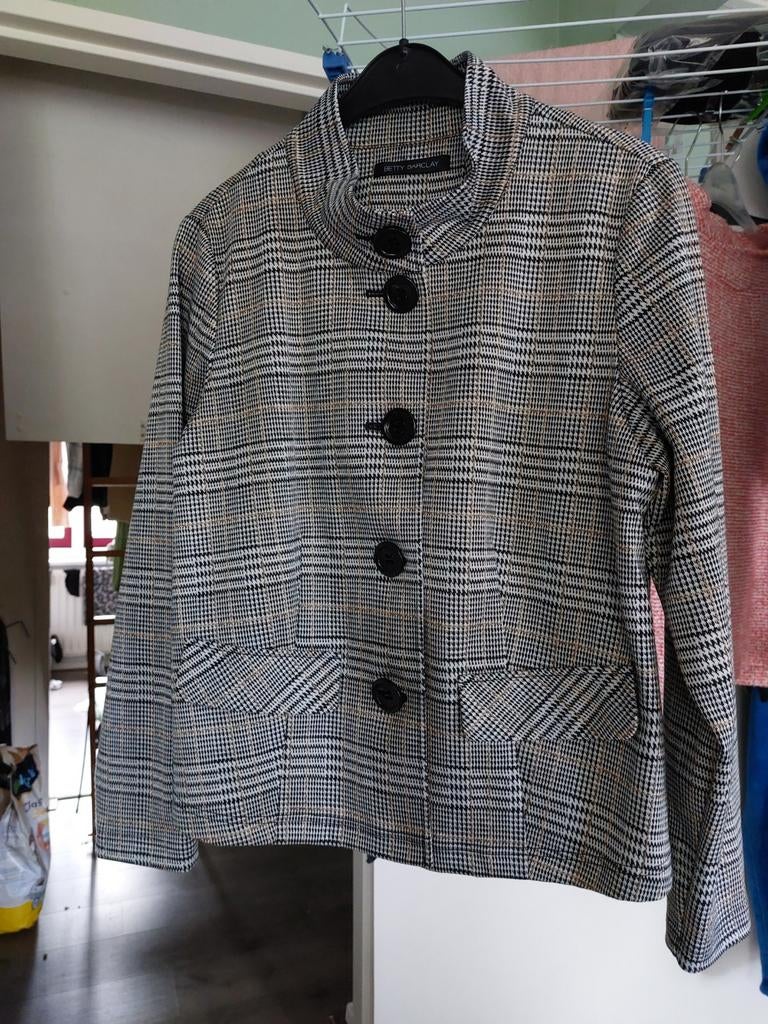 Blazer jasje z.g.a.n, Ophalen of Verzenden, Zo goed als nieuw, Maat 38/40 (M), Grijs