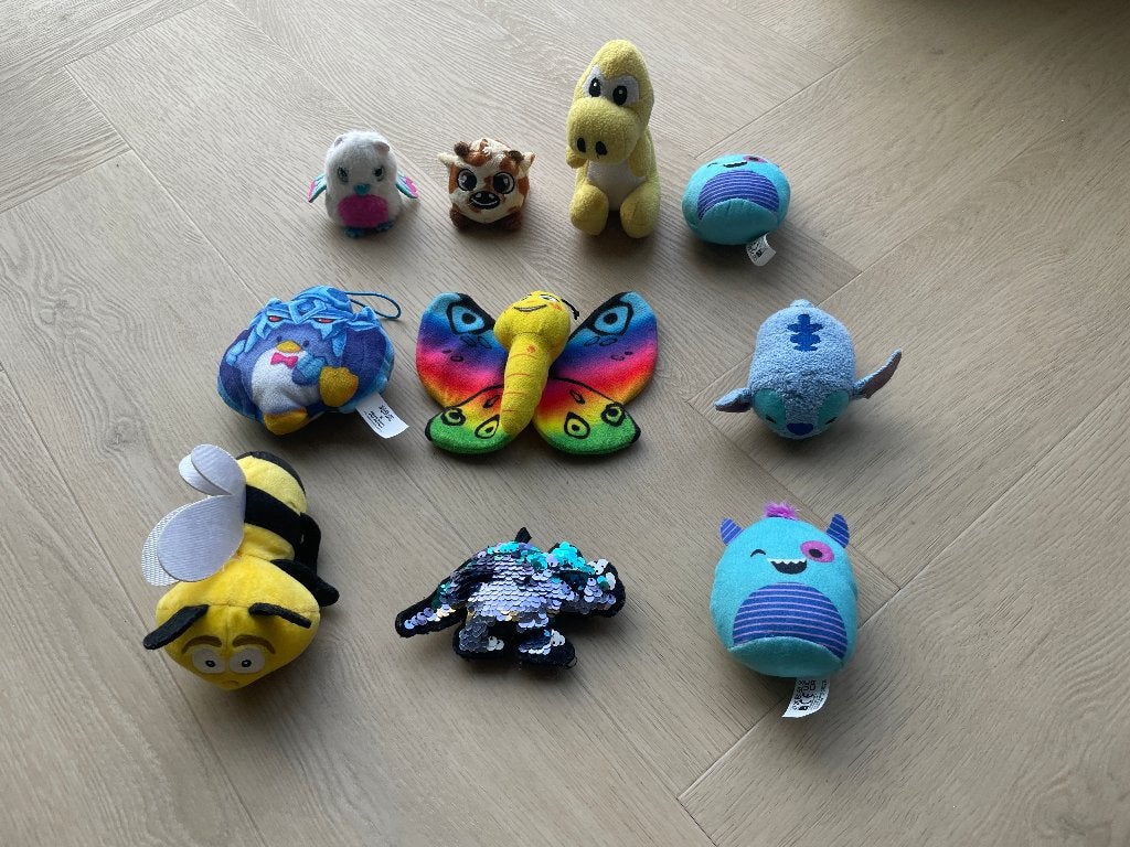 knuffels o.a. disney, mc donalds en ty, Overige karakters, Overige typen, Ophalen of Verzenden, Zo goed als nieuw