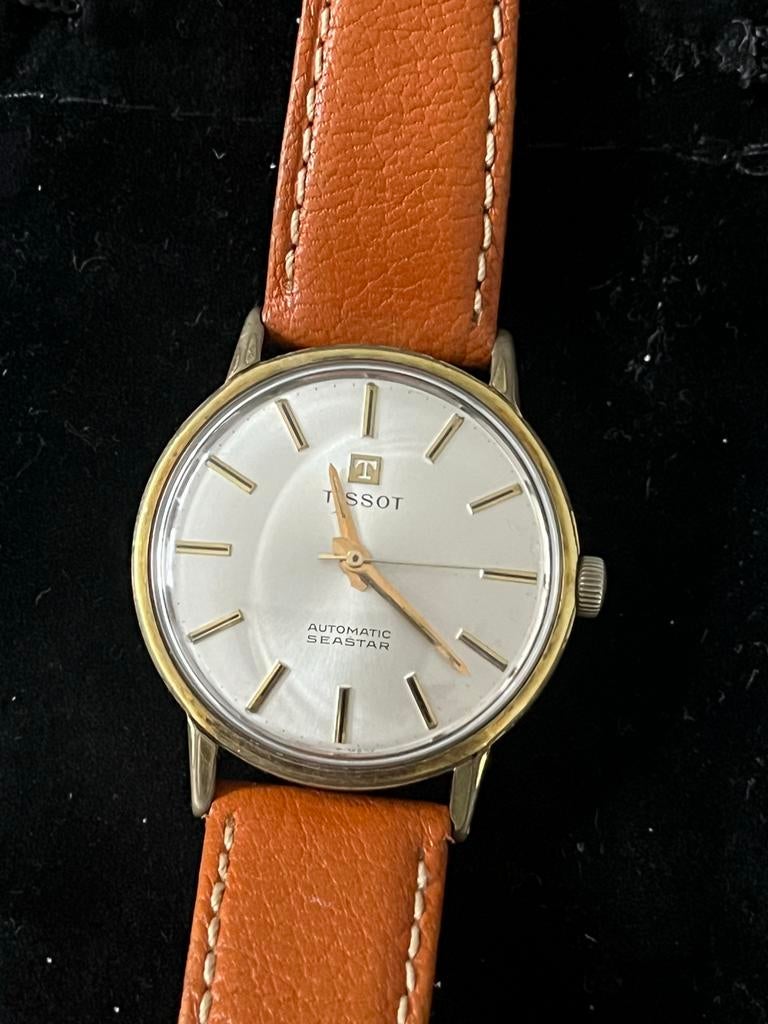Tissot Seastar Automatic horloge- Vintage, Overige materialen, Met bandje, Tissot, Polshorloge