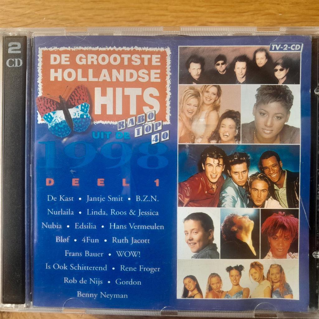 2 cd De Grootste Hollandse Hits uit 1998., Ophalen of Verzenden, Zo goed als nieuw