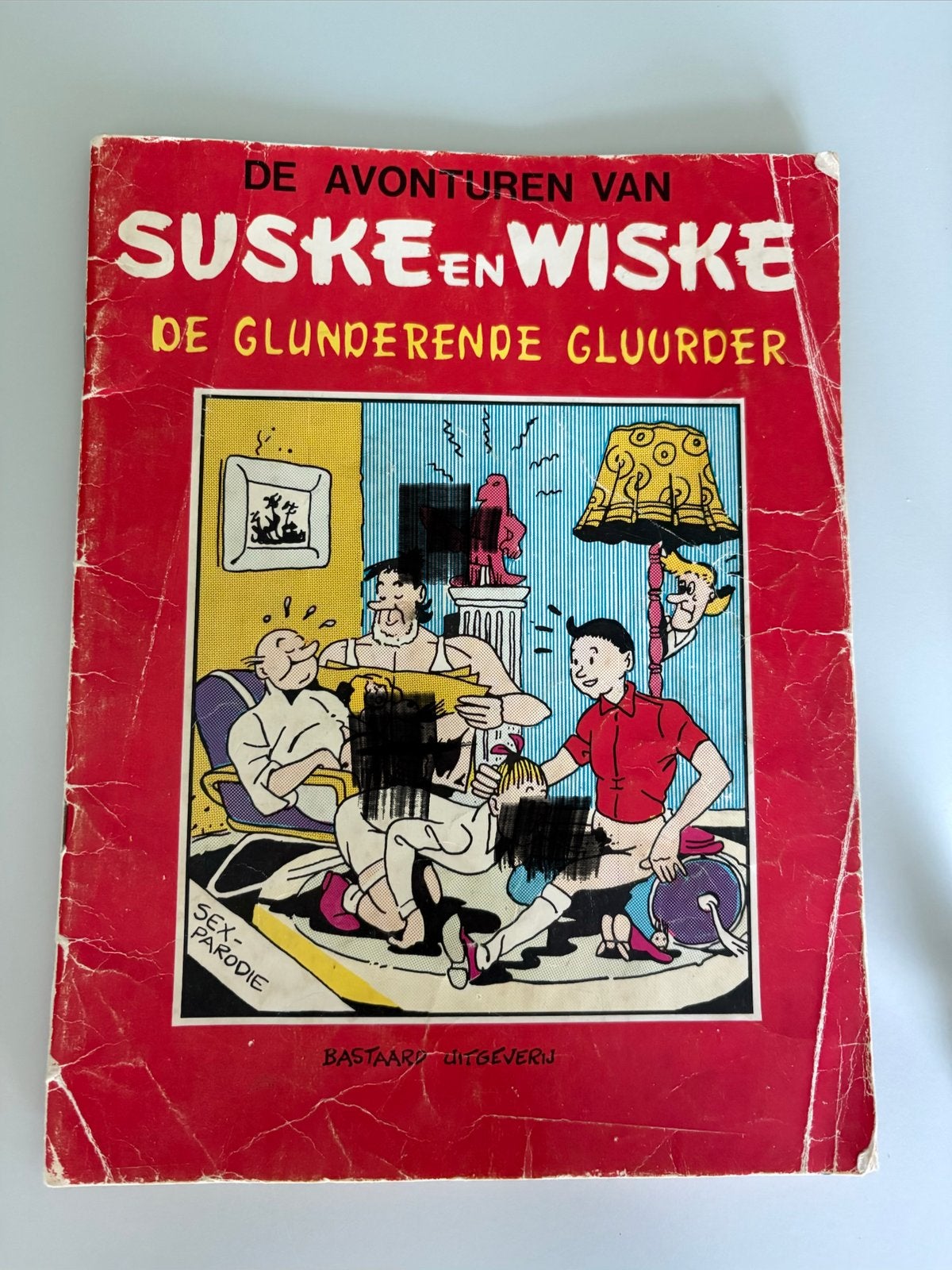 Suske en Wiske: De Glunderende Gluurder (1e druk), Boeken, Eén stripboek, Ophalen of Verzenden, Gelezen