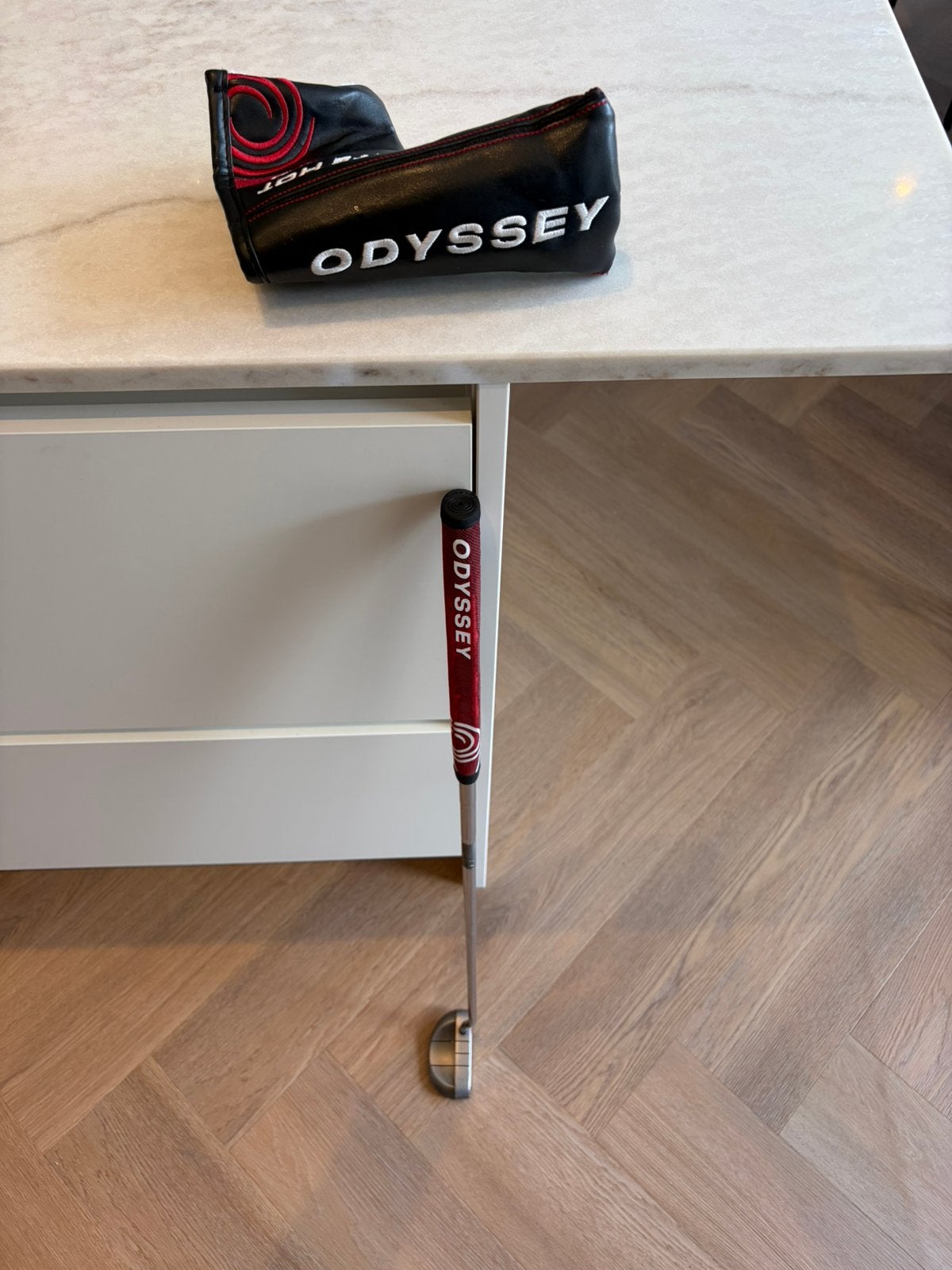 Odyssey putter met headcover, Ophalen of Verzenden, Zo goed als nieuw, Club, Callaway