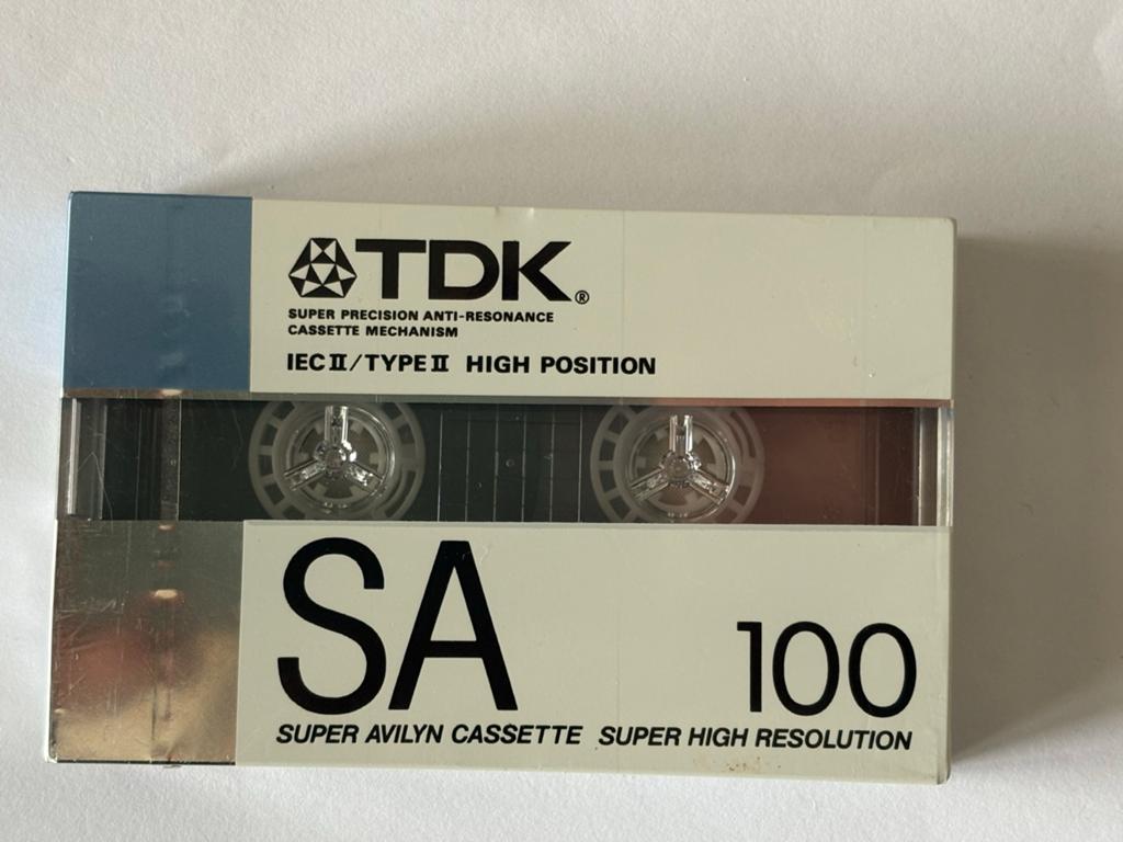 TDK SA 100 Super Avilyn Cassettebandje, Overige genres, 1 bandje, Ophalen of Verzenden, Nieuw in verpakking