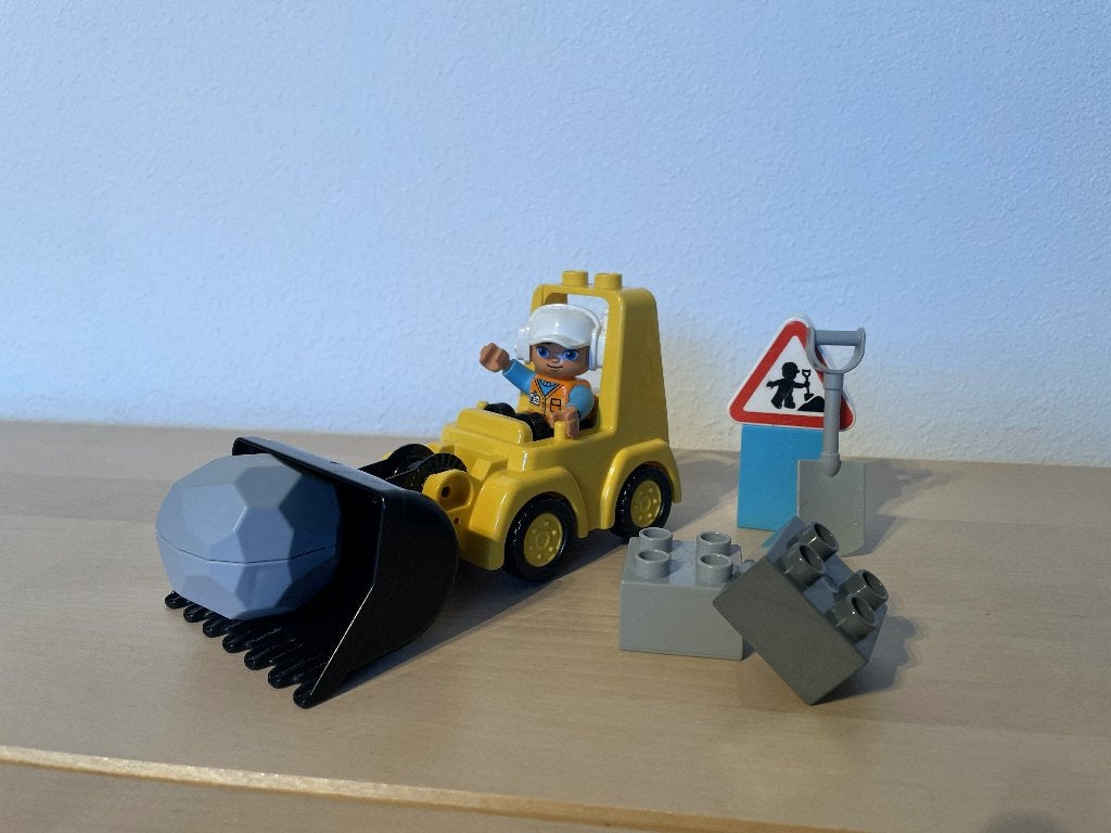 LEGO Duplo Bulldozer – Set 10930 – Compleet, Overige thema's, Compleet, Ophalen of Verzenden, Zo goed als nieuw