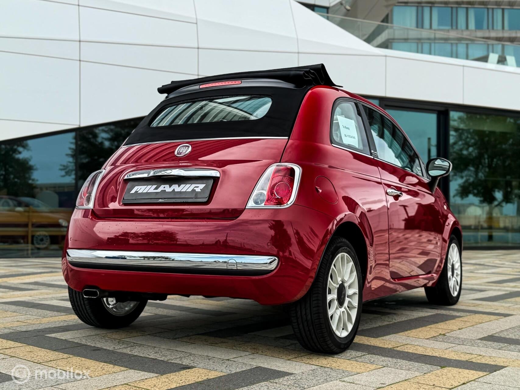 Fiat 500 C 0.9 TwinAir Lounge Cabrio | Origineel nederlands, Euro 5, 86 pk, Gebruikt, Leder en Stof