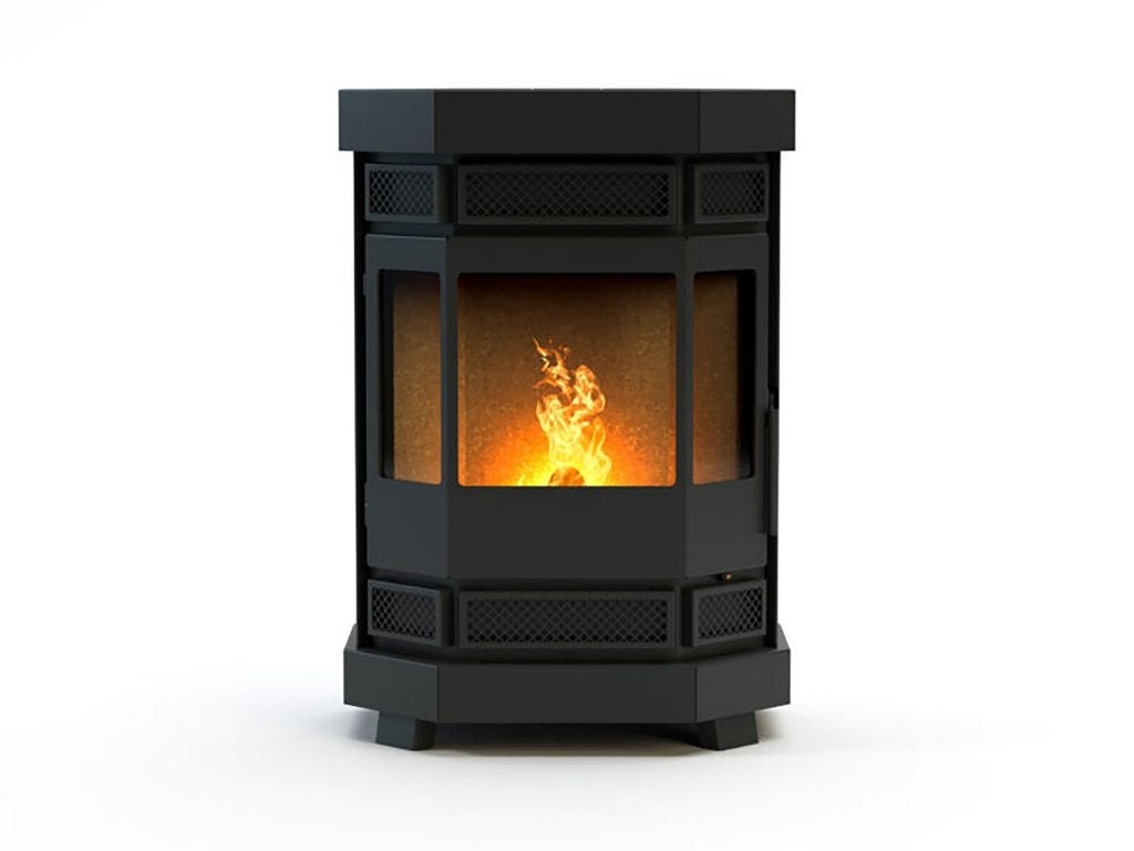 Duroflame Batavia T4 showroommodel pelletkachel, Ophalen, Overige brandstoffen, Zo goed als nieuw, Pelletkachel