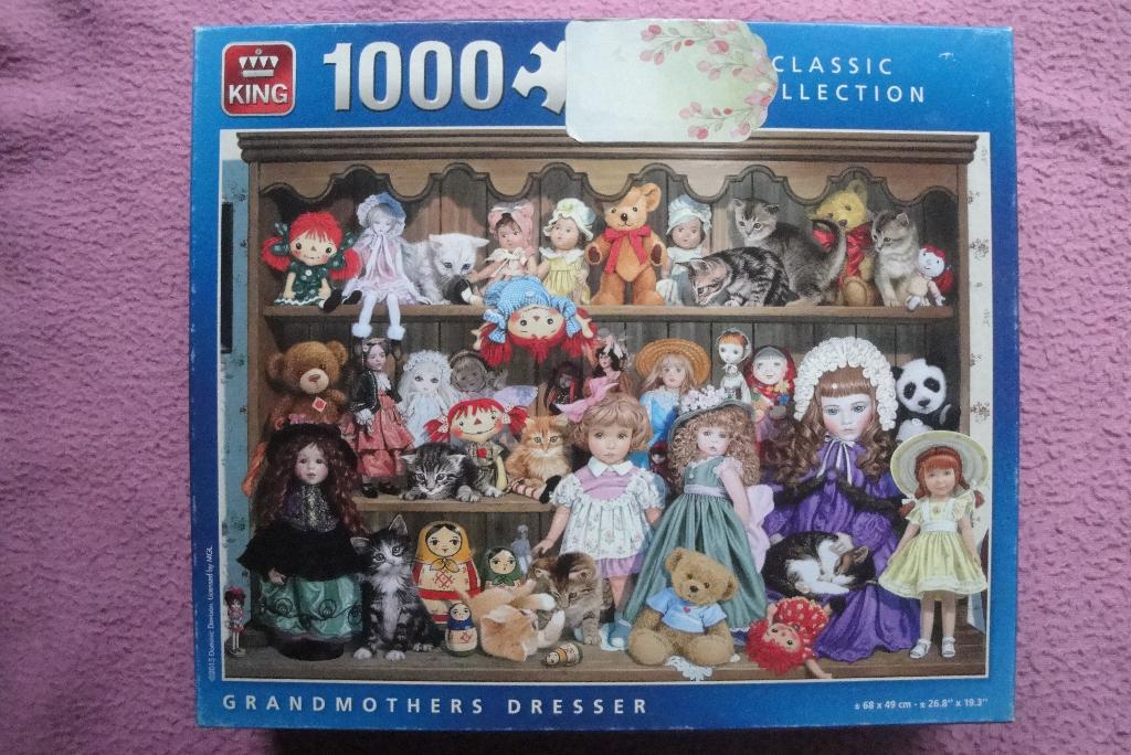 KING CLASSIC COLLECTION PUZZLE  1.000 stukjes  2.50euro., Ophalen of Verzenden, 500 t/m 1500 stukjes, Zo goed als nieuw, Legpuzzel
