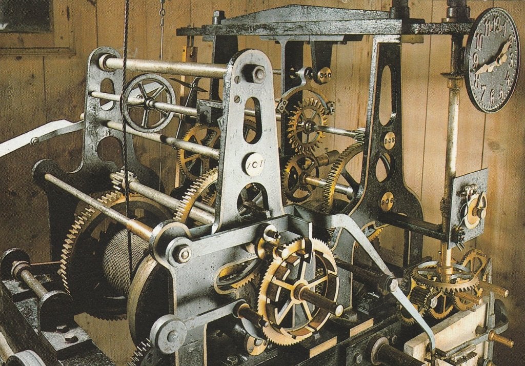 UITWIERDE Ned. Herv. Kerk Torenuurwerk Fotokaart, Verzenden, 1980 tot heden, Ongelopen, Groningen