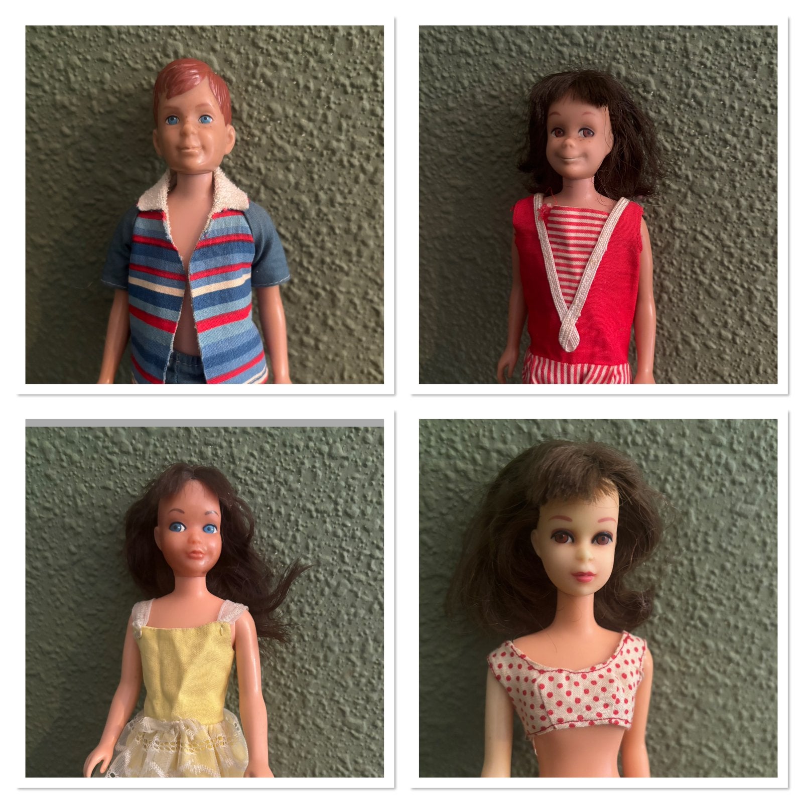 Mattel, Francie, Skipper, ricky, skooter jaren 60, Barbie, Verzamelen, 1960 tot 1980, Gebruikt, Foto, Ophalen of Verzenden