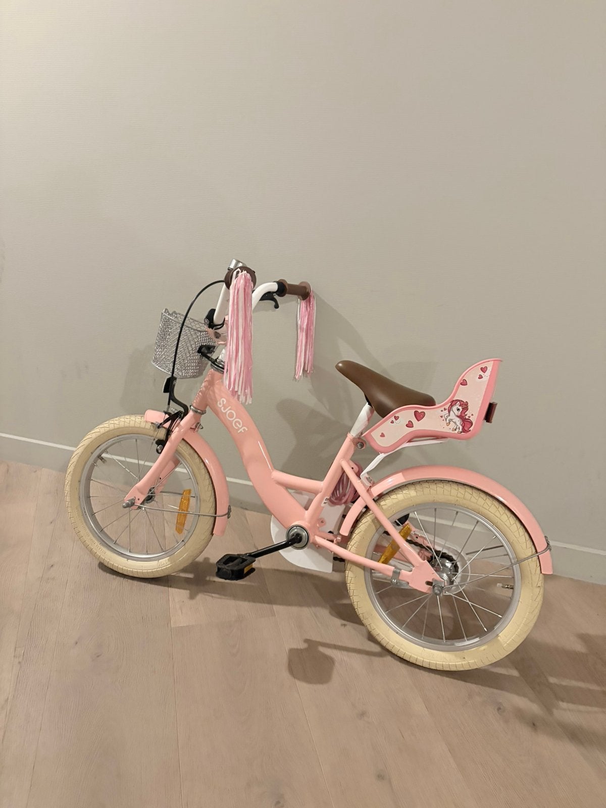Sjoef 16 inch, Fietsen en Brommers, Ophalen, Terugtraprem, 16 inch, Handrem
