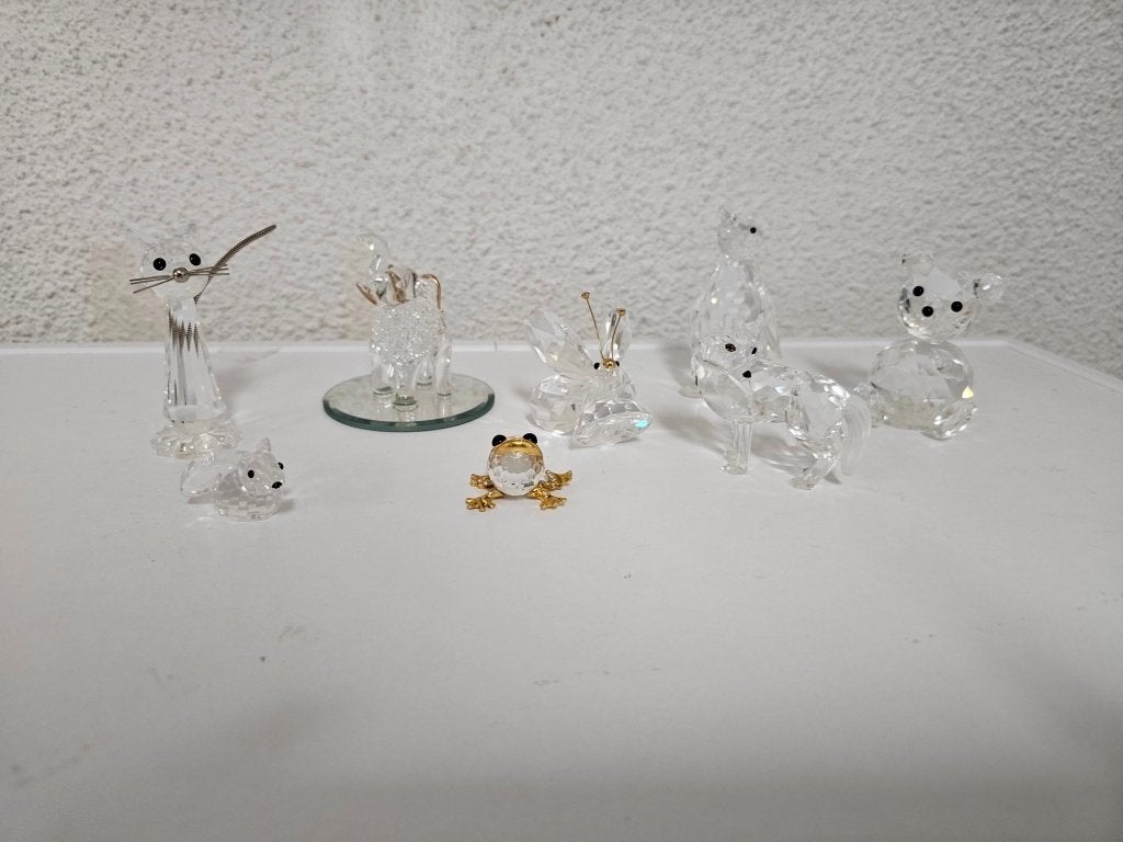 Swarovski beeldjes 8 stuks voor €120,-, Gebruikt, Ophalen of Verzenden, Nvt, Figuurtje
