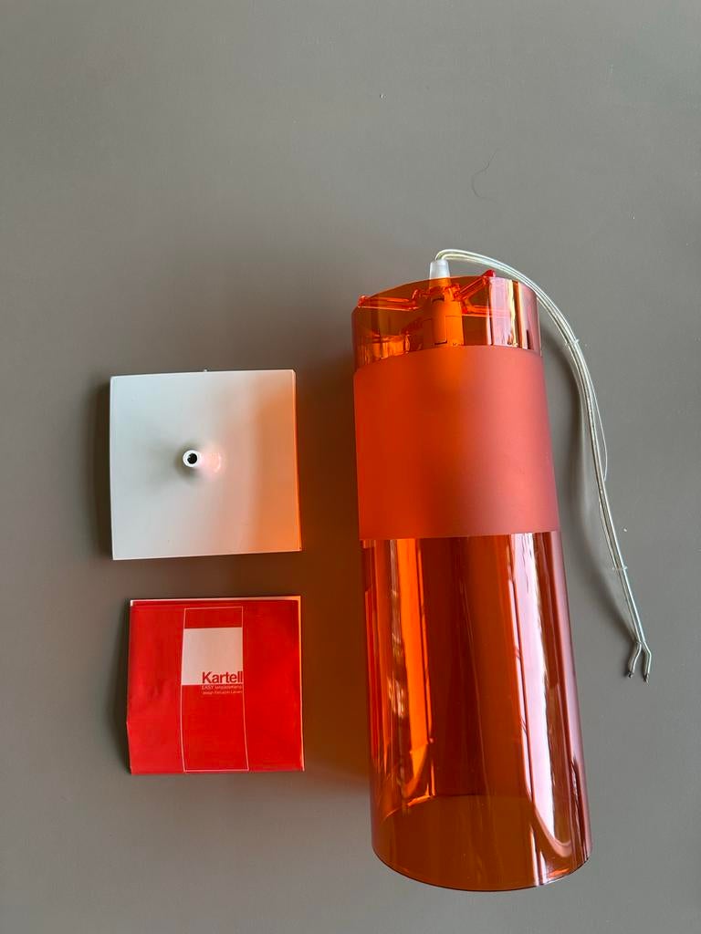 Kartell Easy hanglamp 9010 oranje, Ophalen, Kunststof, Nieuw, Modern