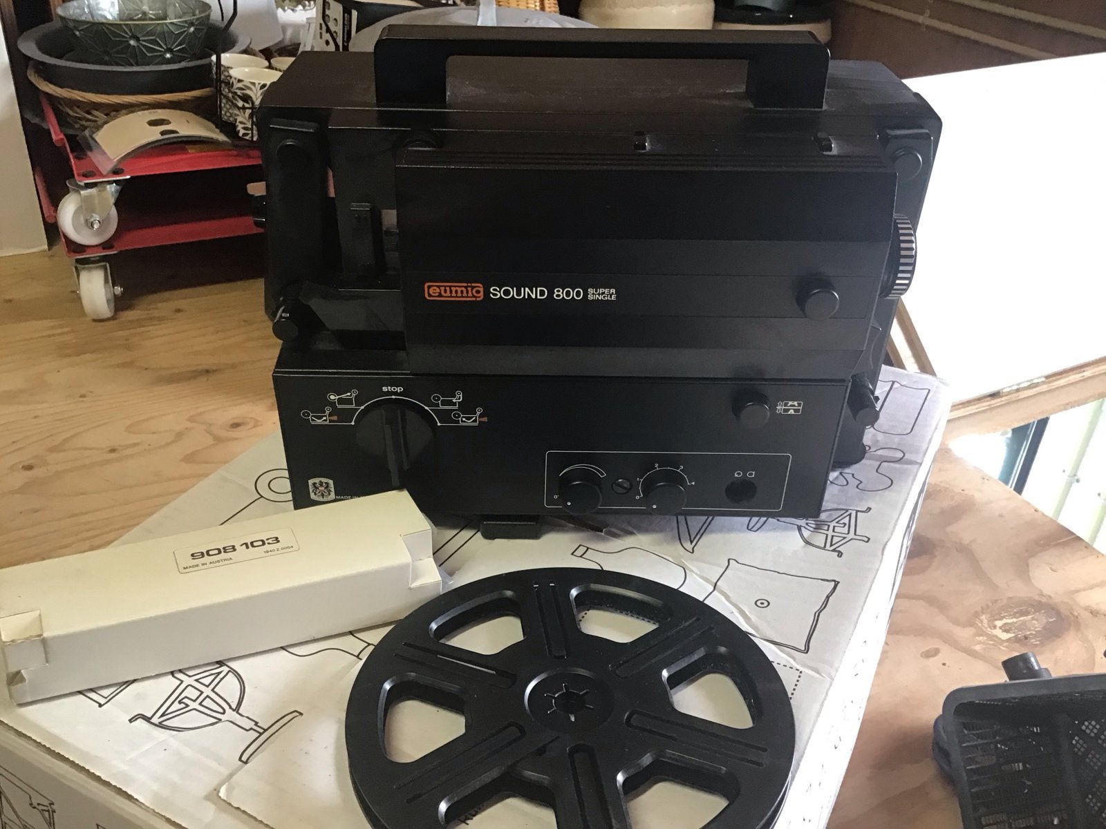 Eumig Sound 800 Super Single 8mm Filmprojector, Ophalen of Verzenden, Zo goed als nieuw
