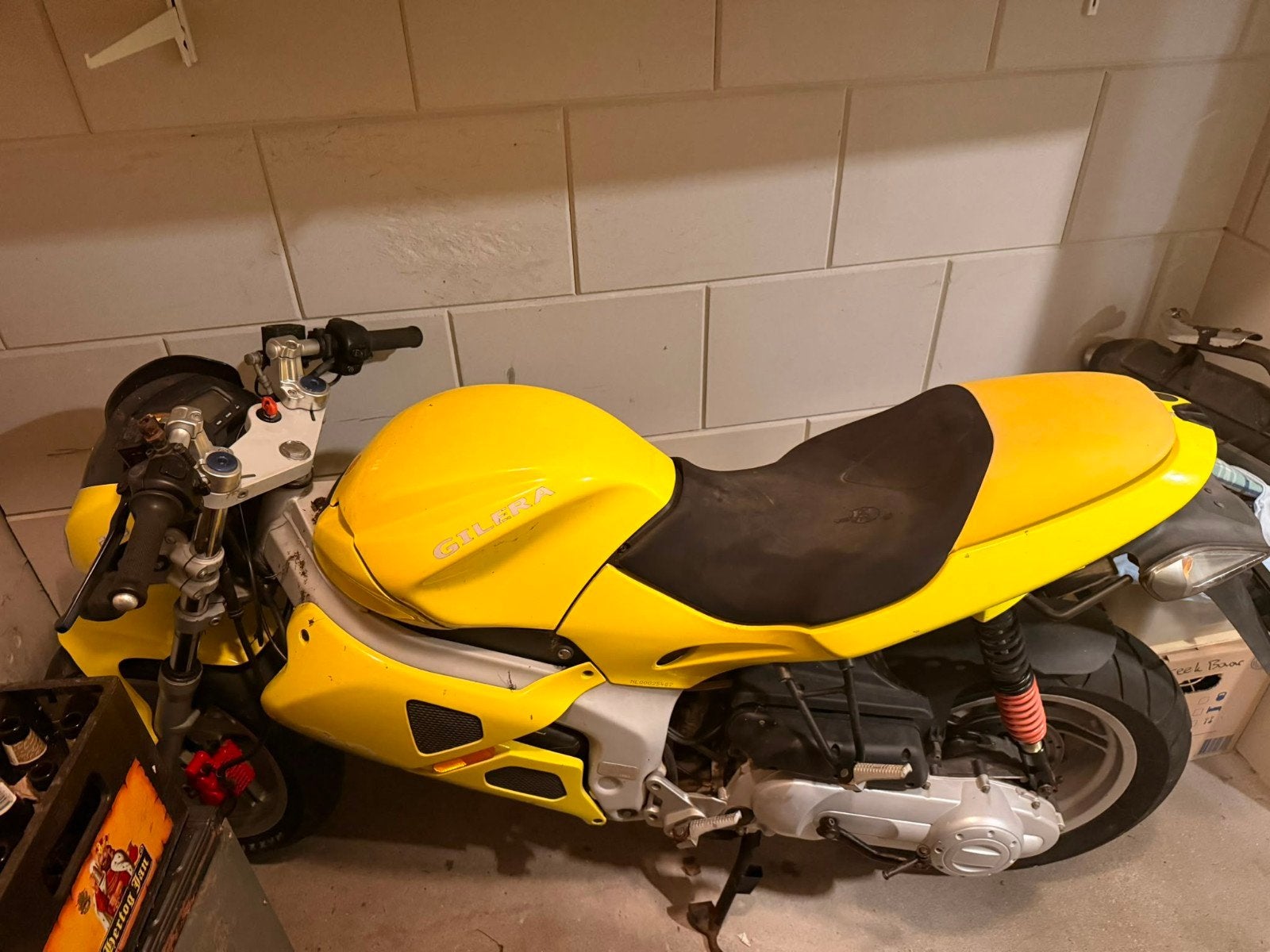 Gilera DNA 50cc- Origineel geel, Ophalen of Verzenden, Gebruikt
