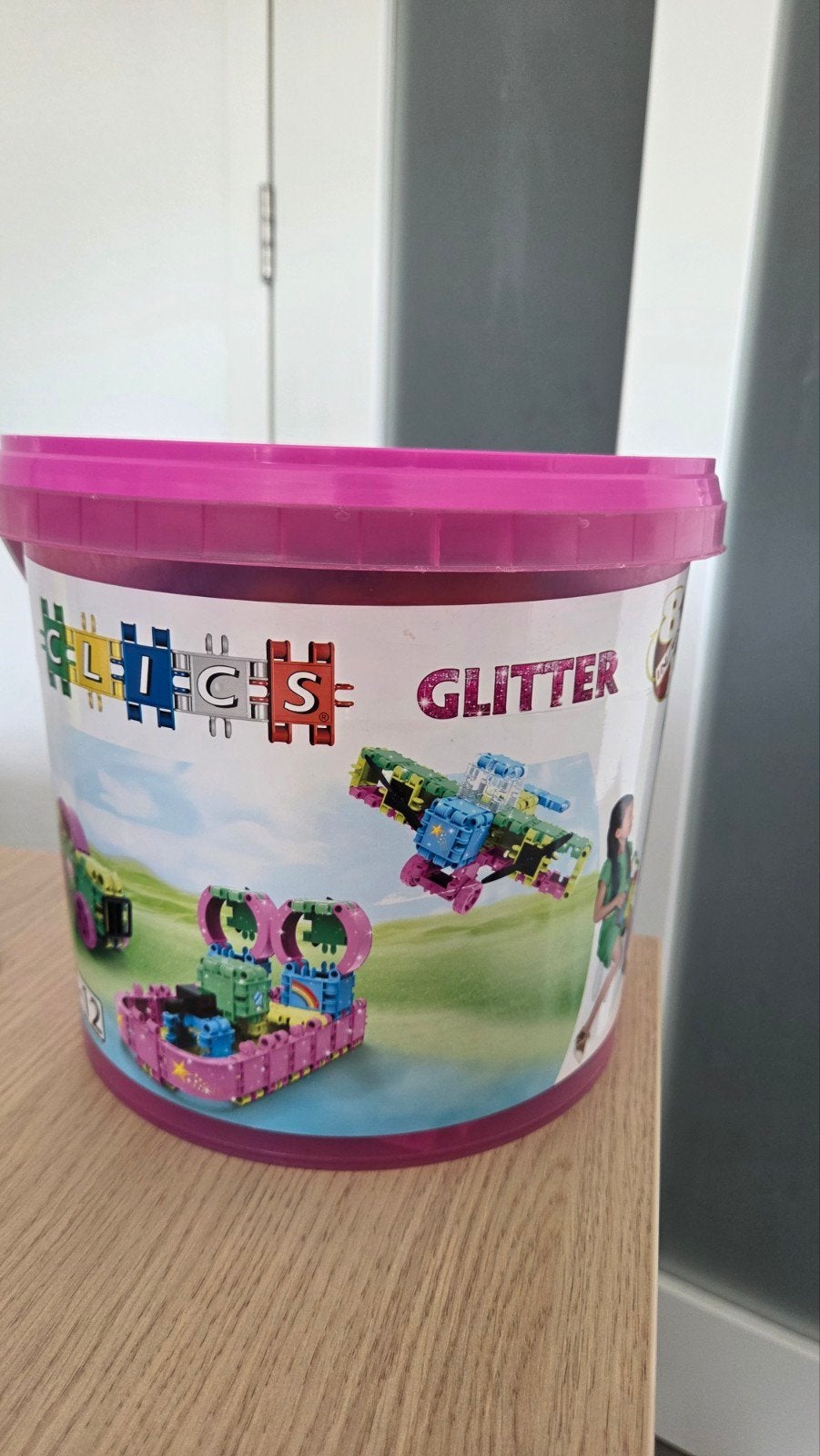 Clics Glitter Bouwblokken in Emmer, Ophalen, Zo goed als nieuw