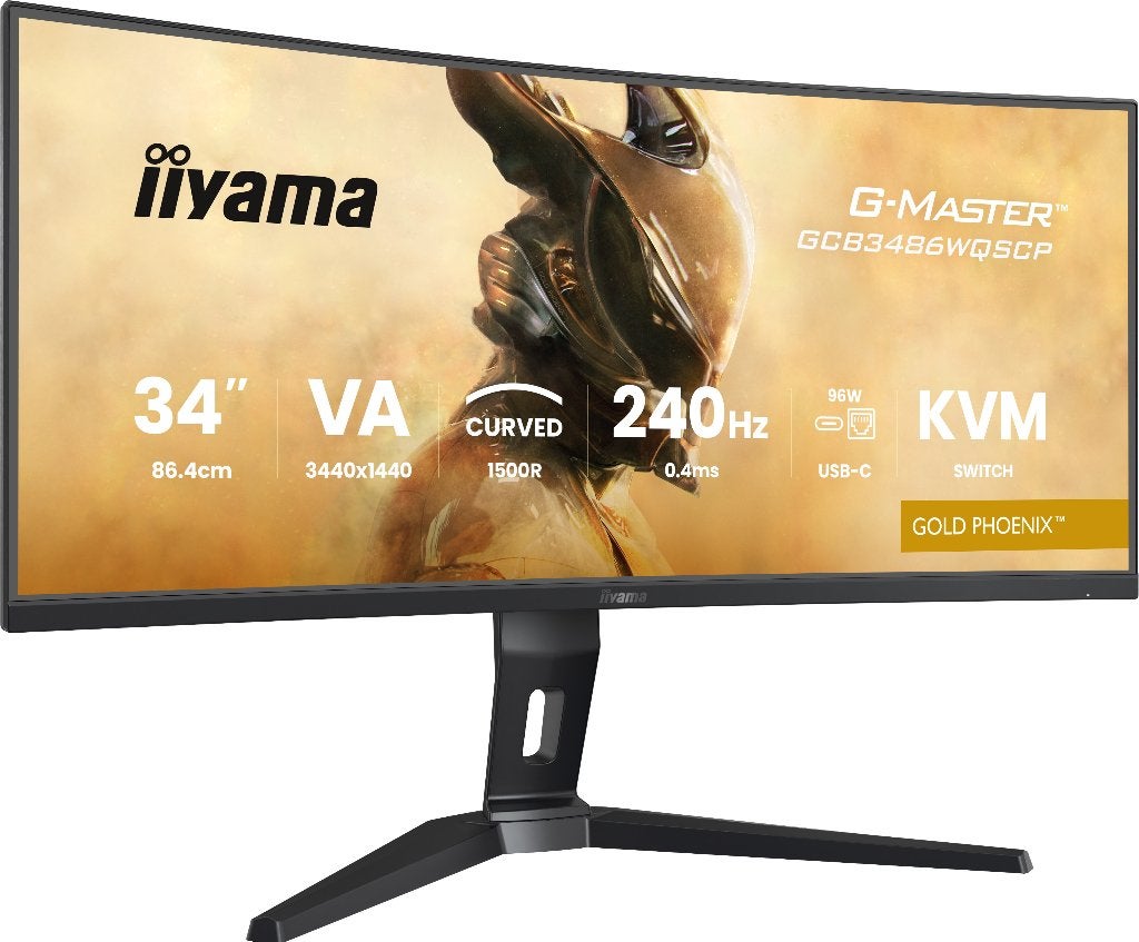 Iiyama G-Master GCB3486WQSCP-B1 Zwart, IPS, Hoofdtelefoonaansluiting, Iiyama Prolite, Ophalen