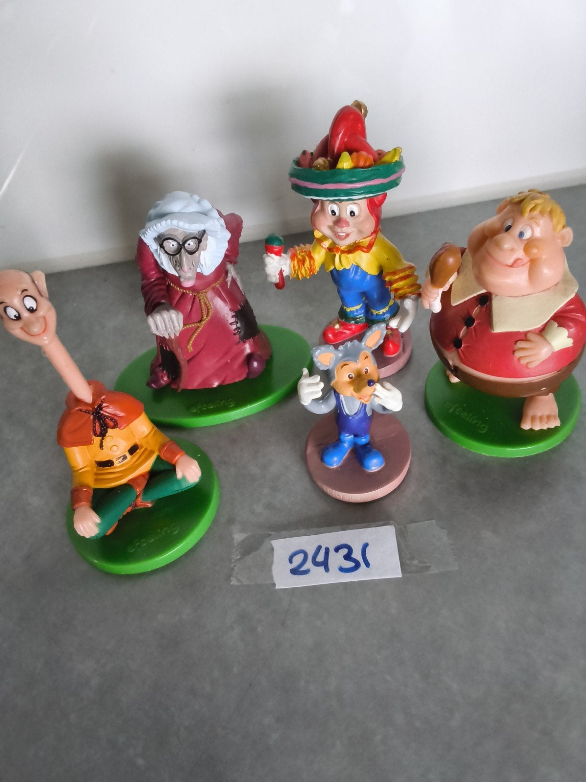 Efteling pojes 5x, Verzamelen, Ophalen of Verzenden, Zo goed als nieuw, Beeldje of Poppetje