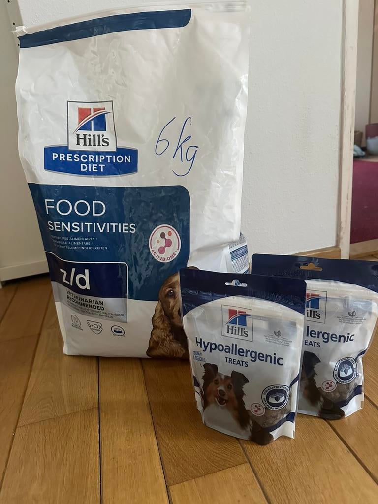 Hill s hondenbrokken food sensitivities + snoepjes, Ophalen of Verzenden, Hond