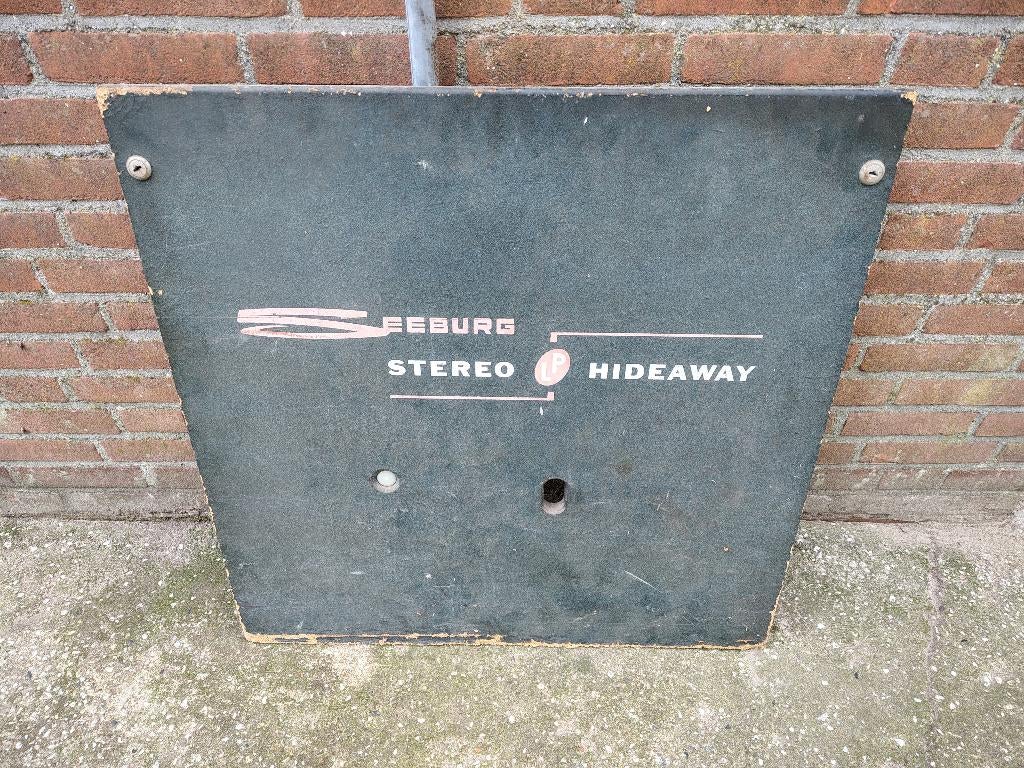Front plaat Seeburg hideaway jukebox, Verzenden, Gebruikt, 1950 tot 1960, Seeburg