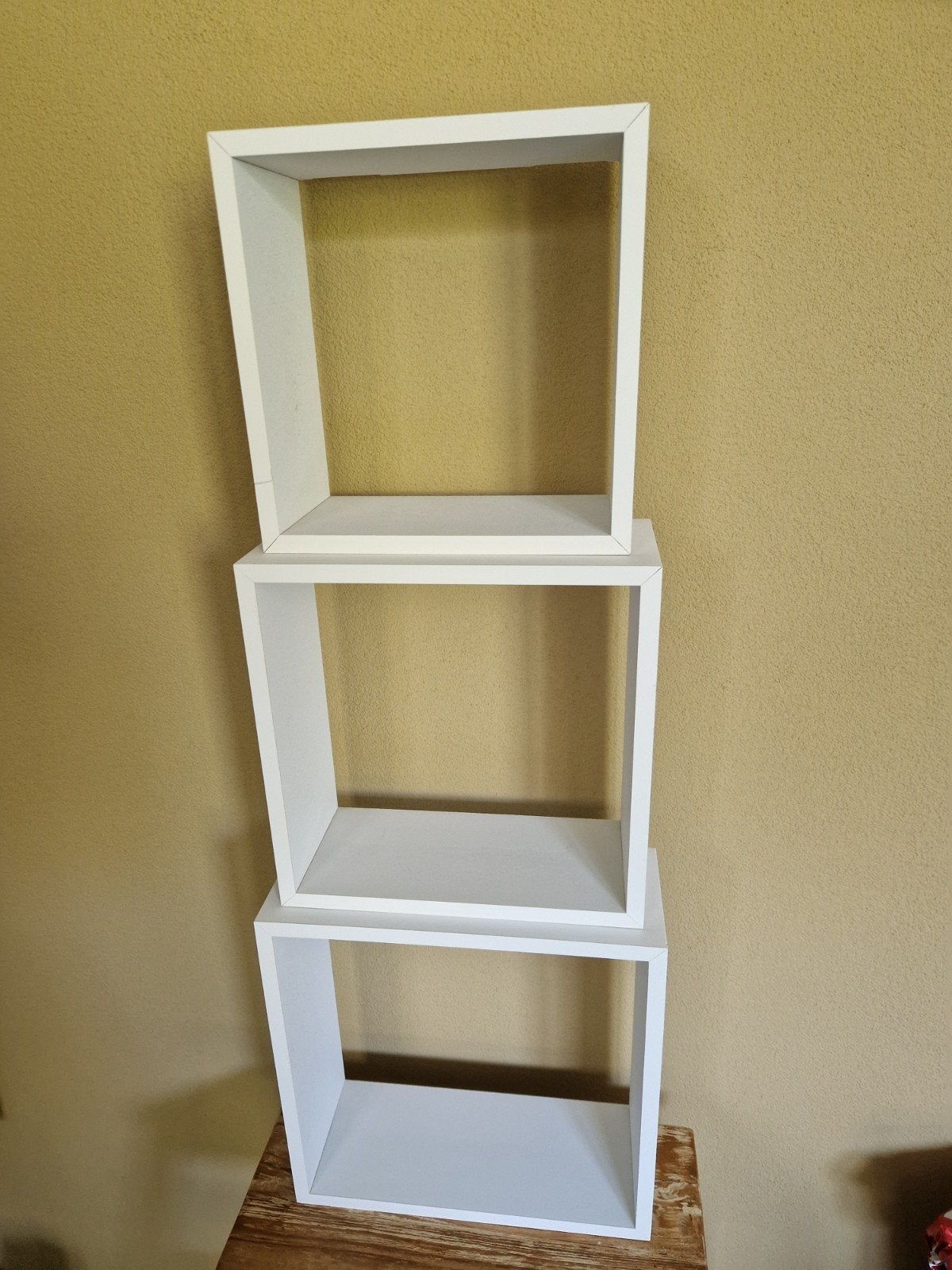 3 wandkubussen/ wandplanken, Huis en Inrichting, Woonaccessoires | Wandplanken en Boekenplanken, Ophalen of Verzenden