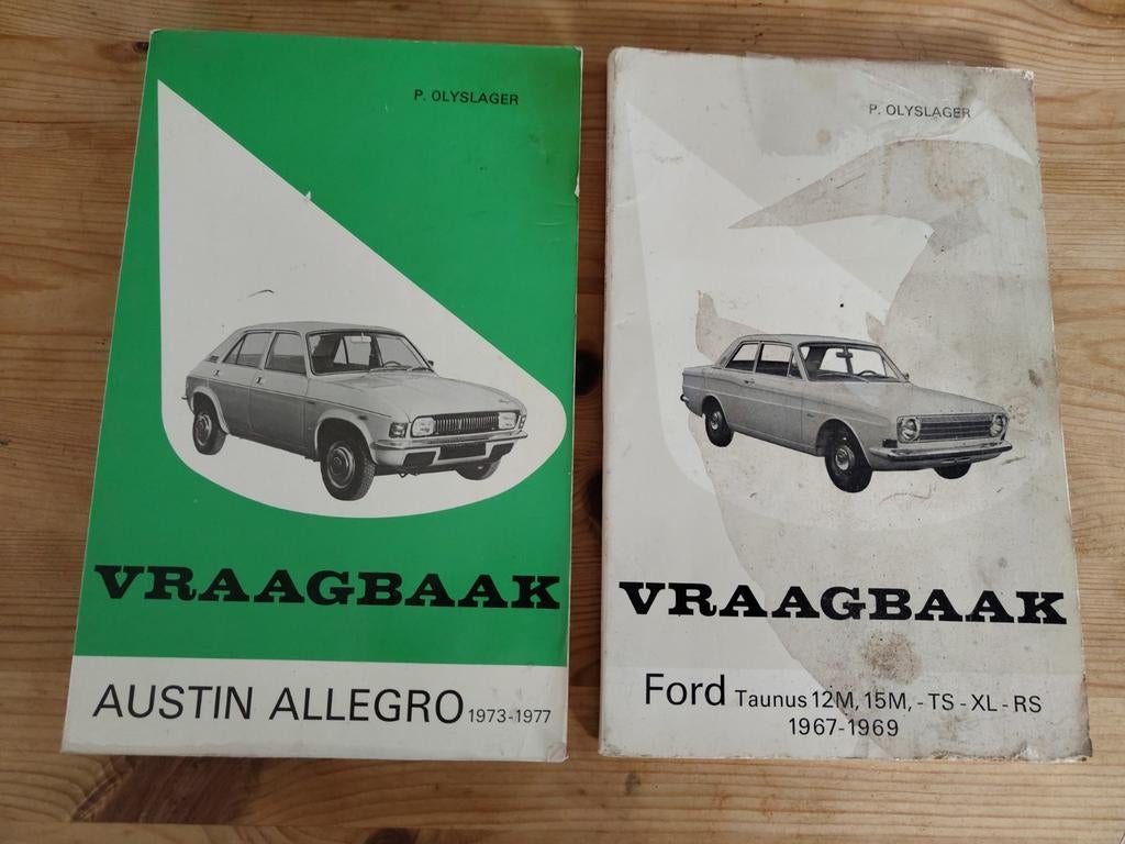 Diverse vraagbaak en andere instructieboekjes oldtimers, Ophalen of Verzenden