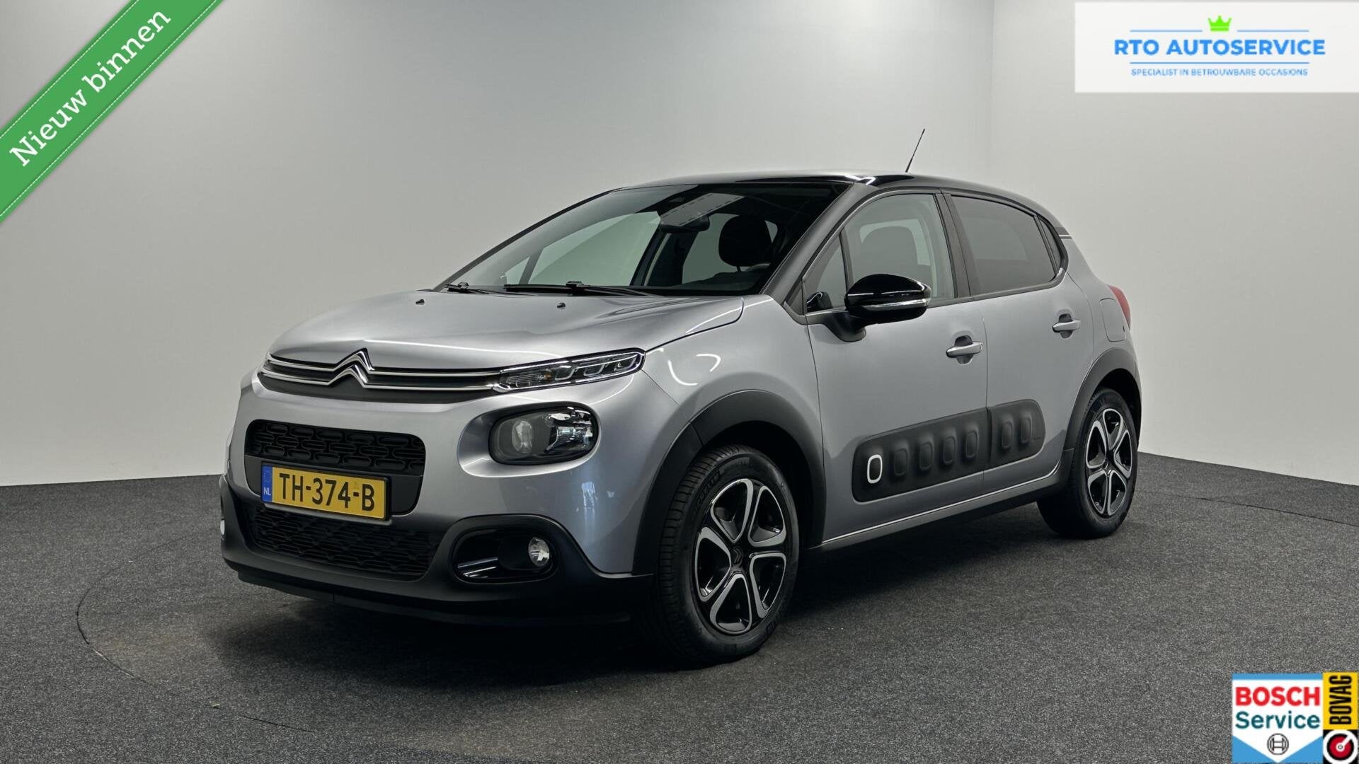Citroen C3 1.2 PureTech S&S Feel Edition DAB NAVI CARPLAY EC, Auto's, Citroën, 83 pk, Euro 6, Met garantie (alle), 450 kg