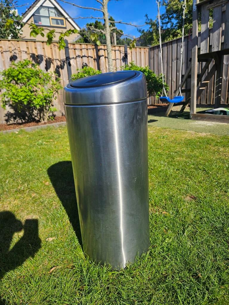 Brabantia Prullenbak 23-30L, 68cm Hoog, Goede Staat, Ophalen, Gebruikt, 50 tot 75 cm, 20 tot 30 liter