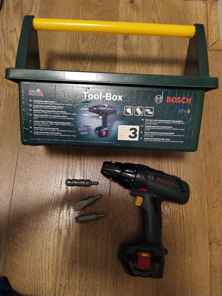 Speelgoed gereedschap set Bosch Tool-box, Ophalen of Verzenden, Bouwen