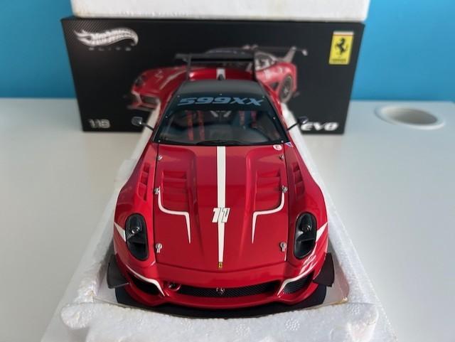 FERRARI 599XX EVO #11 1:18 HOT WHEELS ELITE, Ophalen of Verzenden, Zo goed als nieuw, Auto, Hot Wheels