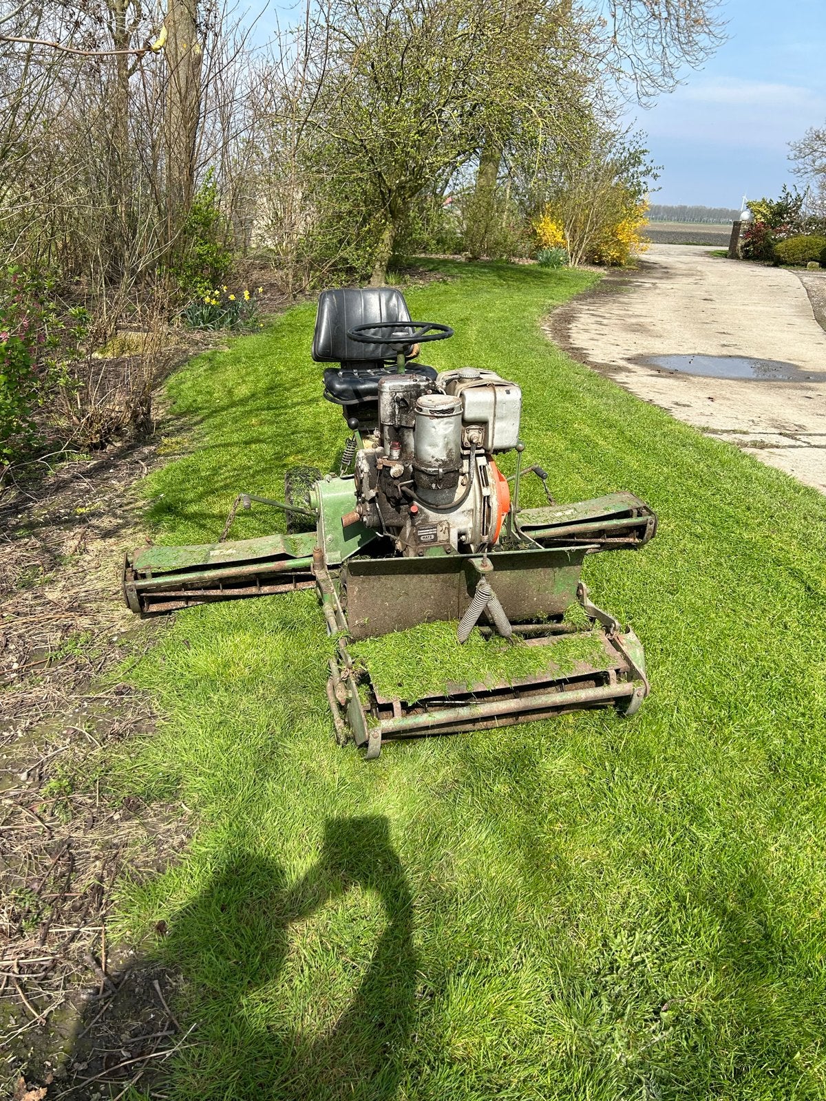 Roberine Kooimaaier met dieselmotor, Kooimesmaaier, Ophalen, Gebruikt, Benzine-grasmaaier