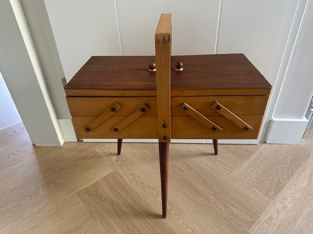 Vintage naaikistje jaren 60, Ophalen of Verzenden