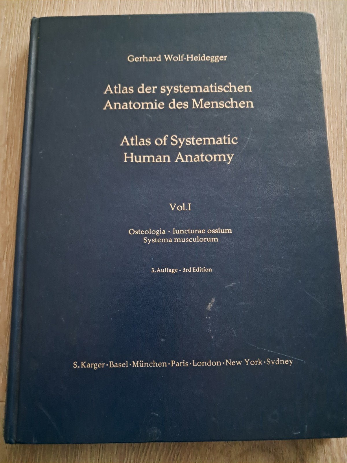 K7 Atlas der systematischen Anatomie des Menschen Vol. I, Gelezen, Ophalen of Verzenden, WO, Gerhard Wolf-Heidegger