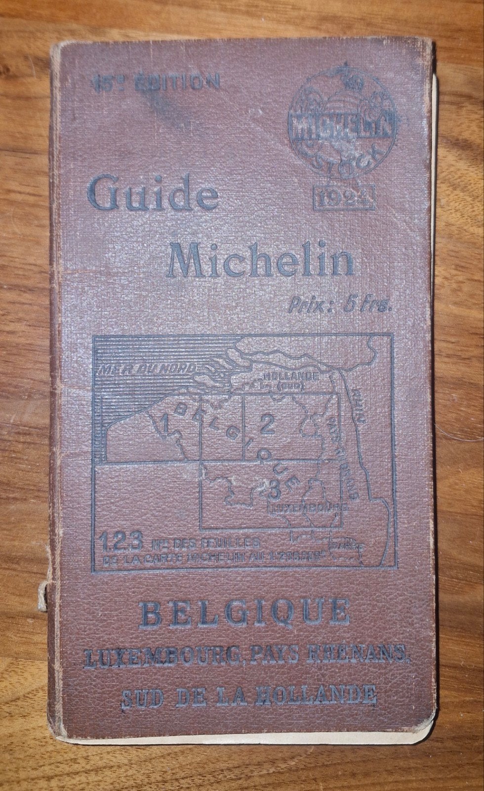 Guide Michelin 1924 - België, Luxemburg, Nederlands Limburg, Verzenden, Gebruikt, Auto's