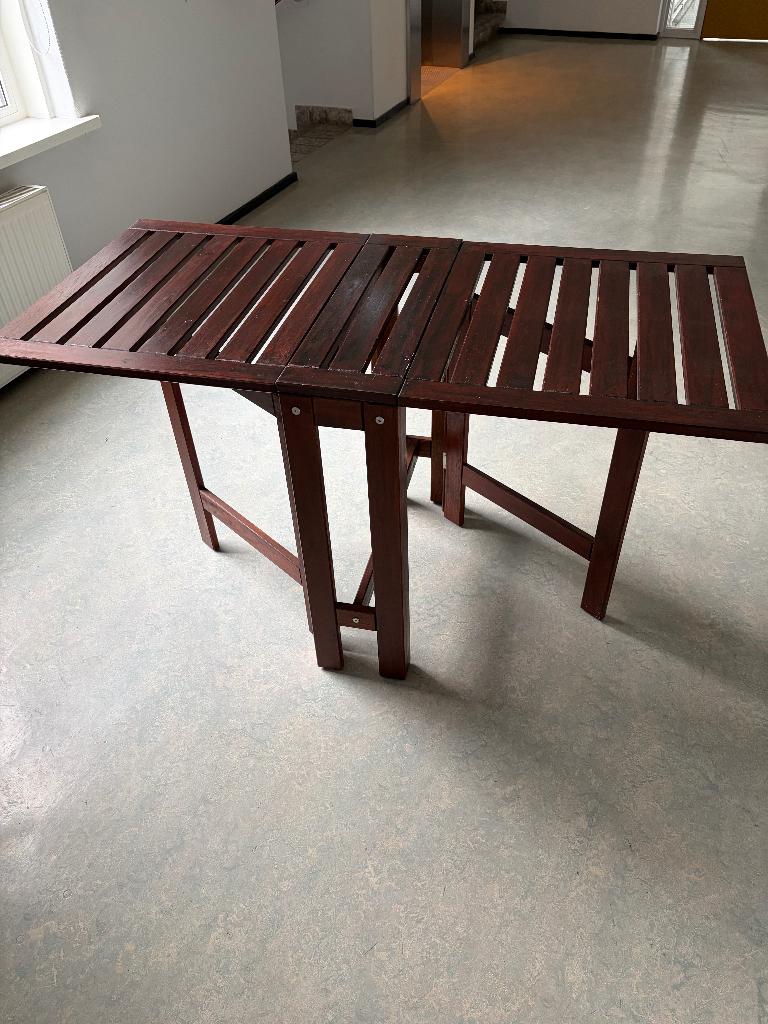 Ikea Applaro inklapbare tuintafel 4 personen, Tuin en Terras, Tuintafels, Ophalen, Gebruikt, Rechthoekig, Hout
