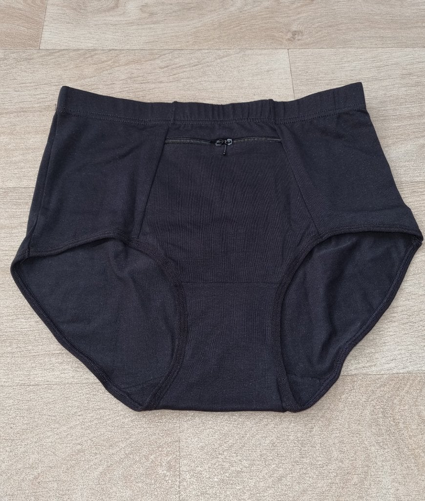Anti-diefstal dames onderbroek, maat L/XL, Ophalen of Verzenden, Zwart, Broekje of Short