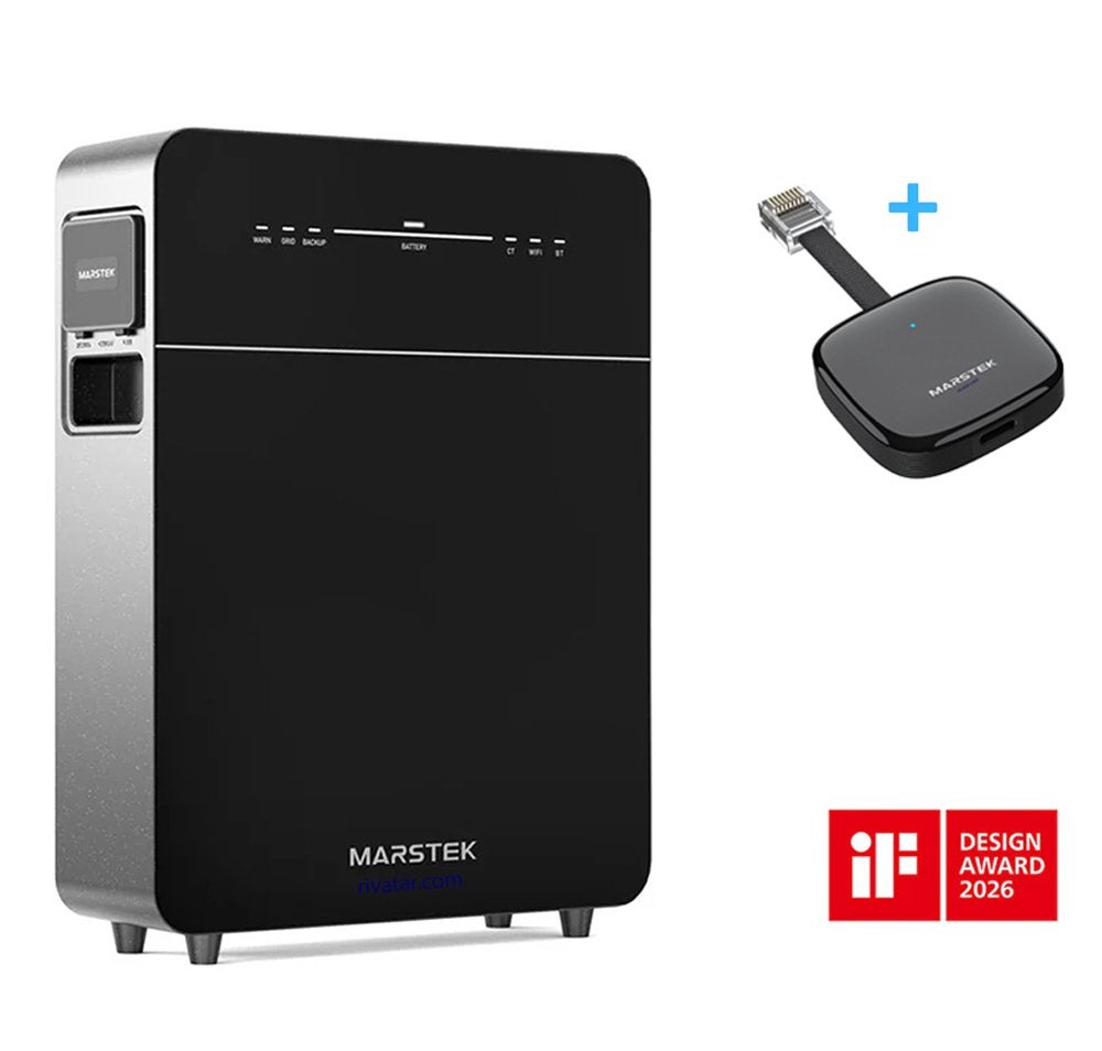 Marstek Venus E3.0 Plug-in 5.12 kWh batterij, 200 wattpiek of meer, Nieuw, Info@rivatar.com, Ophalen of Verzenden