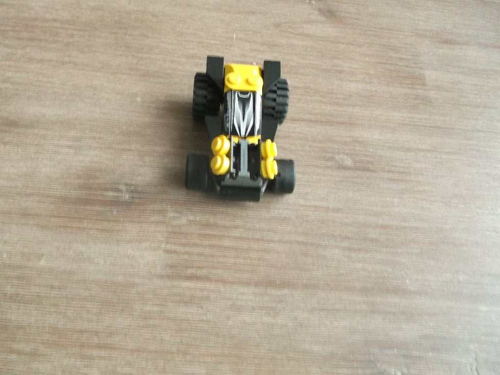 lego racers 4308 yellow racer (2004), Kinderen en Baby's, Speelgoed | Duplo en Lego, Gebruikt, Lego, Ophalen of Verzenden, Racers