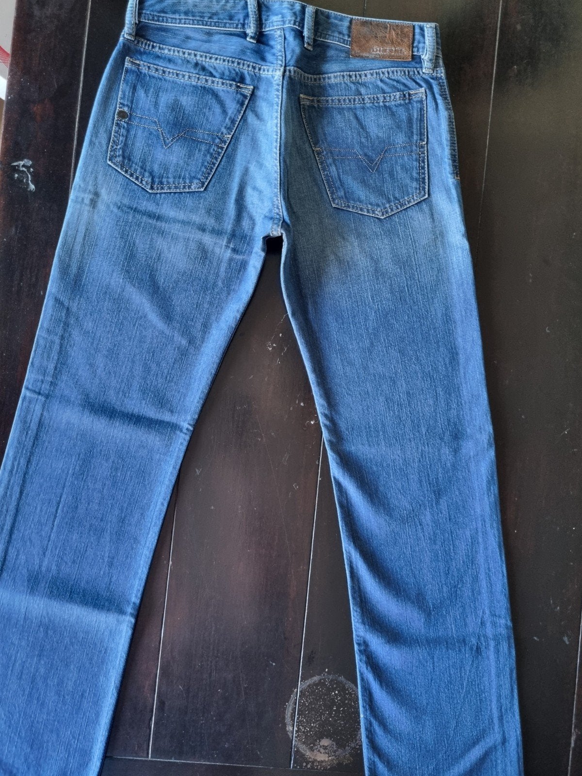 ZGAN CLASSIC DIESEL WAYKEE REGULAR STRAIGHT JEANS SIZE 29/32, Diesel, Blauw, W32 (confectie 46) of kleiner, Ophalen of Verzenden