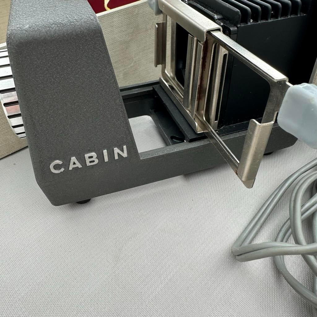 Vintage CABIN Diaprojector met Koffer - Goede Staat, Ophalen of Verzenden, Gebruikt