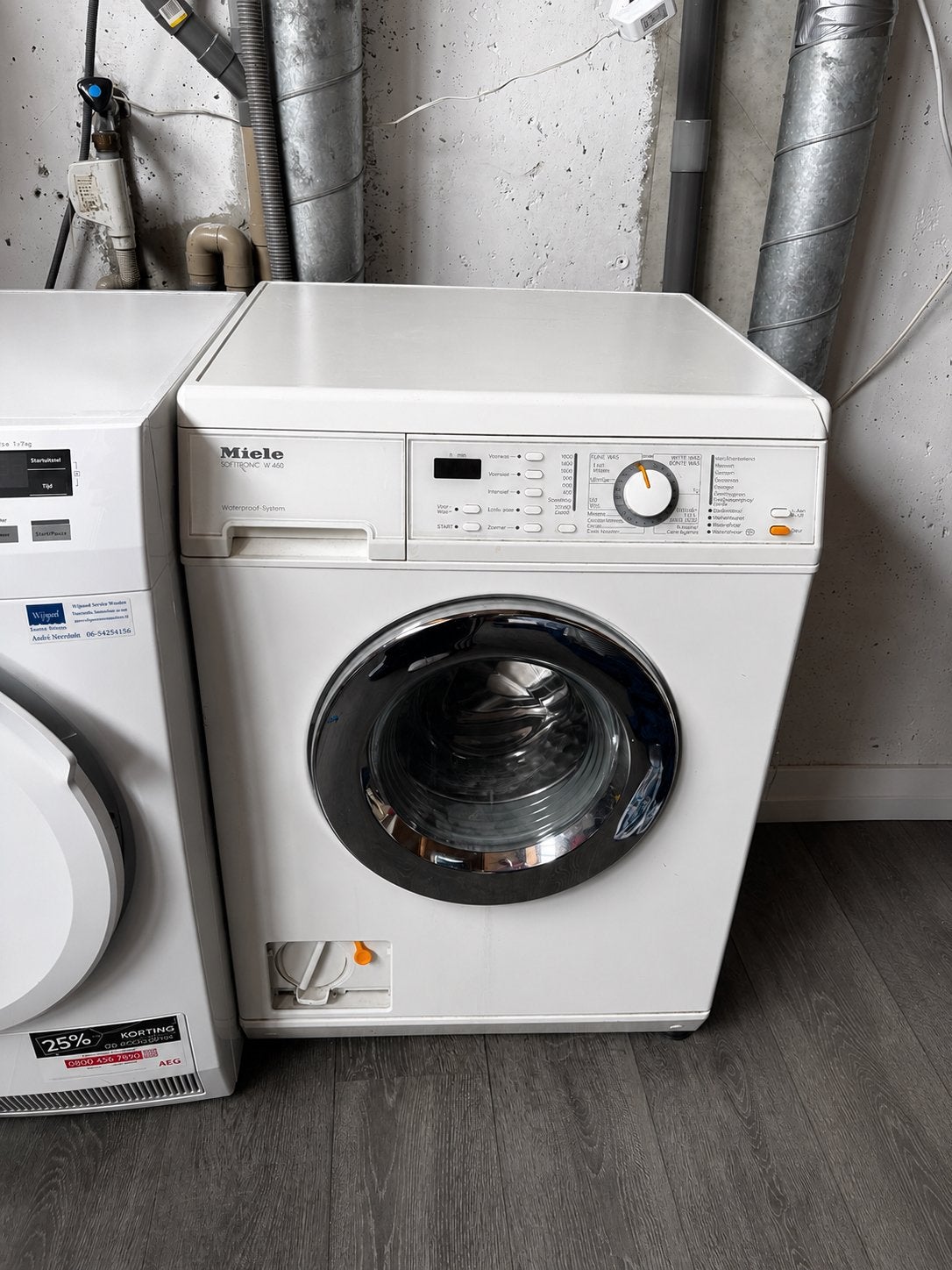 Miele Softtronic W4160 Wasmachine - Werkt perfect!, Ophalen of Verzenden, Gebruikt, 85 tot 90 cm