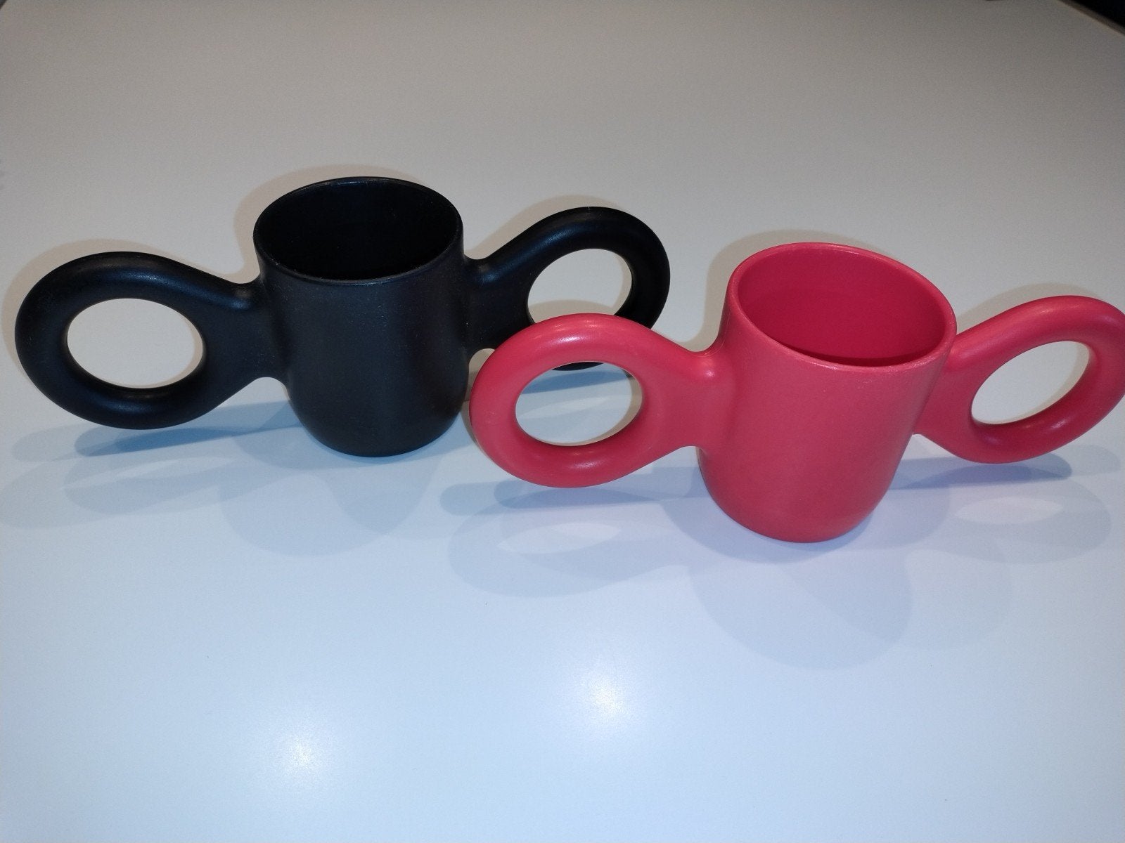 Richard Hutten Domoor Gispen Mugs - Zwart en Rode Set, Ophalen of Verzenden