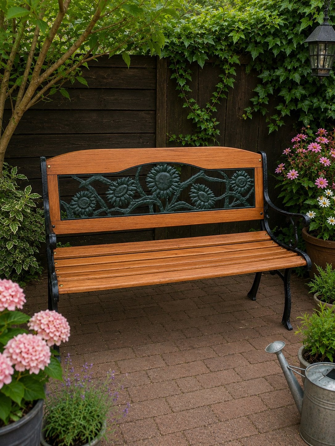 Houten tuinank, Ophalen, Zo goed als nieuw, Hout