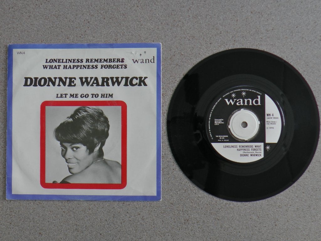 Dionne Warwick - Loneliness remembers what happiness forgets, Cd's en Dvd's, Vinyl Singles, Gebruikt, 7 inch, Pop, Fotohoes