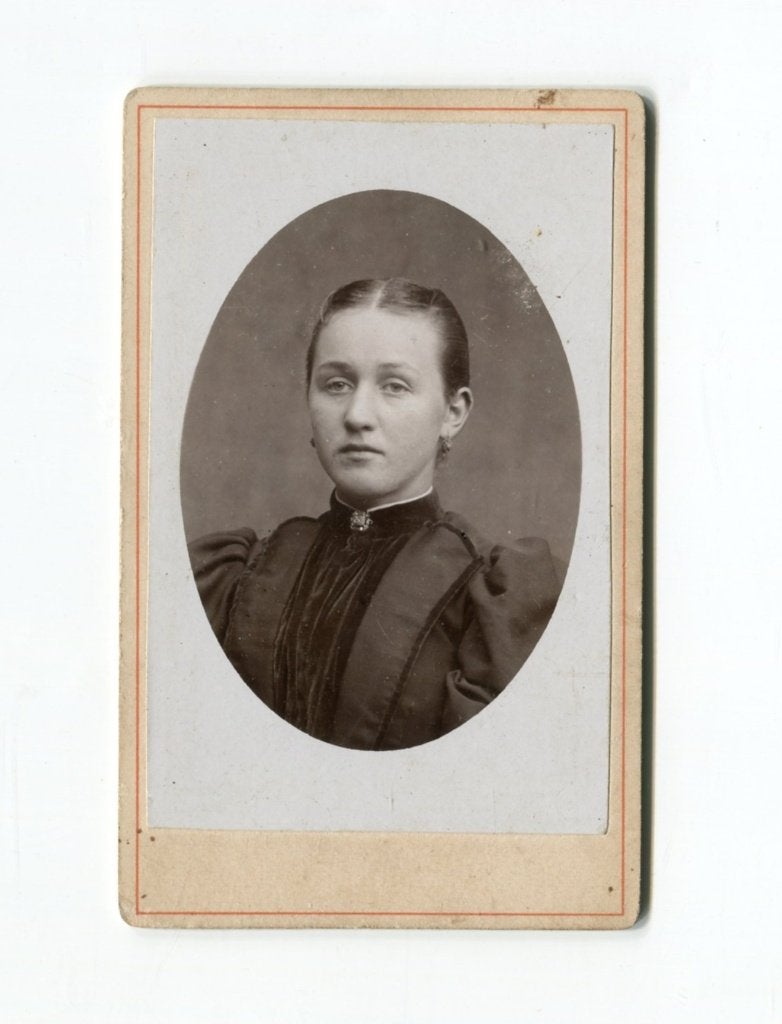 CDV. Carte de Visite. Broekhuizen. Gouda., Foto, Ophalen of Verzenden, Zo goed als nieuw, Voor 1940